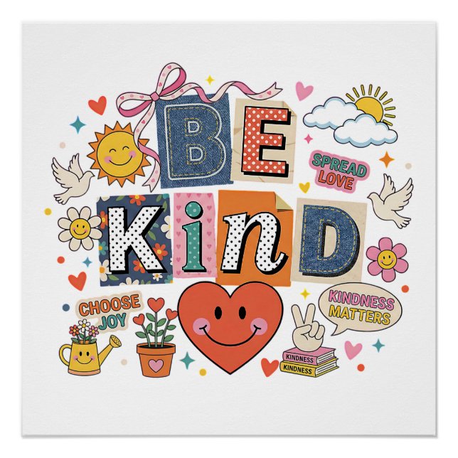 Be Kind - Kindness Matters Poster (Front)