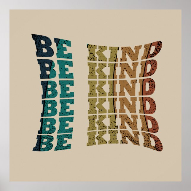 Be kind kindness poster (Front)