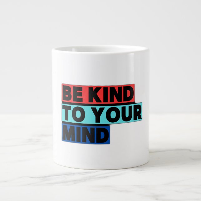 Be Kind Large Coffee Mug (Front)
