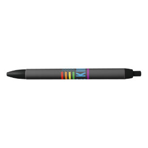 Be Kind Lgbt Lgbtq Gay Pride Rainbow Black Ink Pen