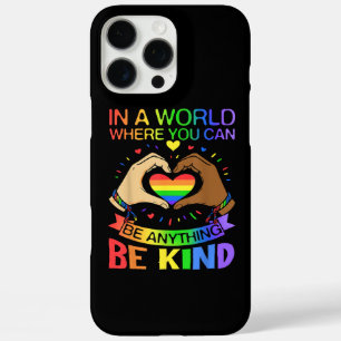 Be Kind LGBT Pride Rainbow Equality Awareness Tee iPhone 16 Pro Max Case