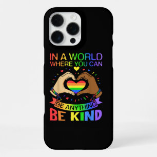 Be Kind LGBT Pride Rainbow Equality Awareness Tee iPhone 16 Pro Max Case