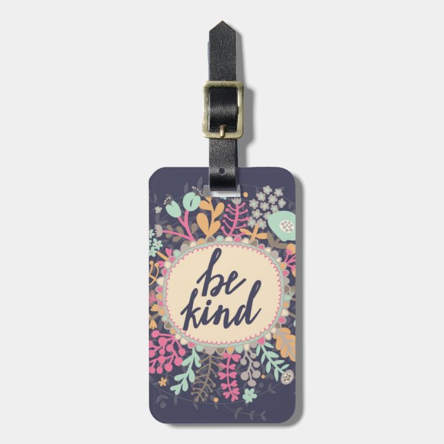 Be Kind Luggage Tag (Front Vertical)