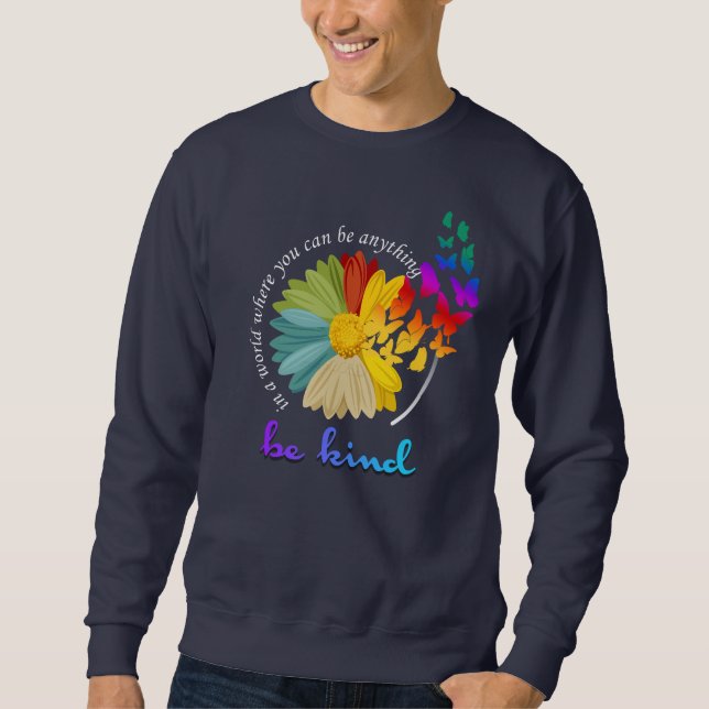 Be Kind | Men Sweatshirt (Front)