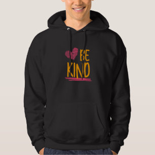 Be Kind Mental Health Awareness Green Ribbon Graph Hoodie