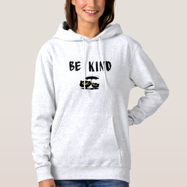 Be Kind – Minimalist Positive Message Sweatshirt (Front)