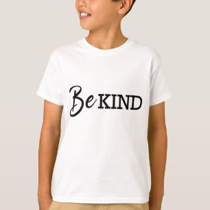 Be Kind Minimalist Typography T-Shirt