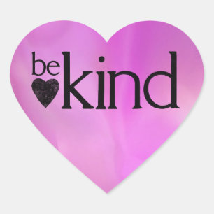 Be Kind motivational stickers