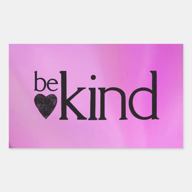 Be Kind motivational stickers (Front)