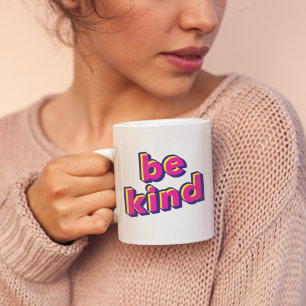 Be Kind Neon Coffee Mug