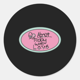 Be Kind No What Sticker1  Classic Round Sticker