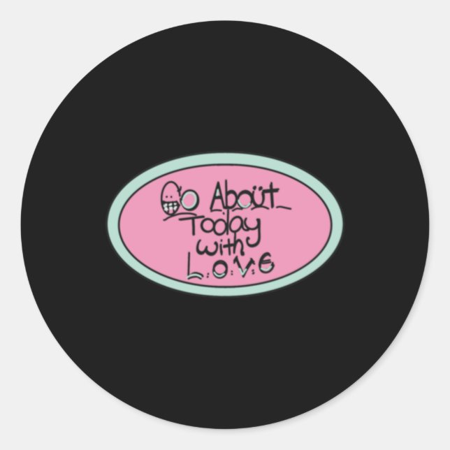 Be Kind No What Sticker1  Classic Round Sticker (Front)