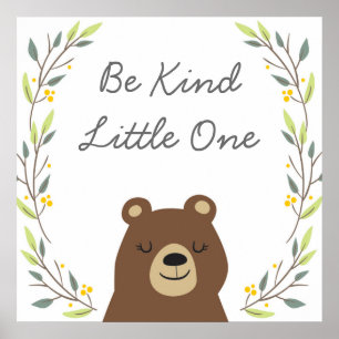 Be Kind - Nursery Art Decor