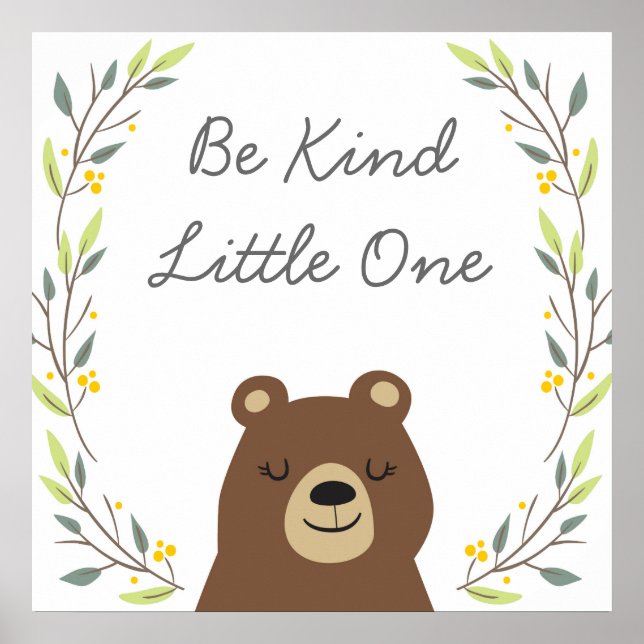 Be Kind - Nursery Art Decor (Front)