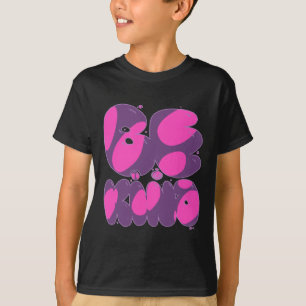 Be Kind Pink And Purple Sticker T-Shirt
