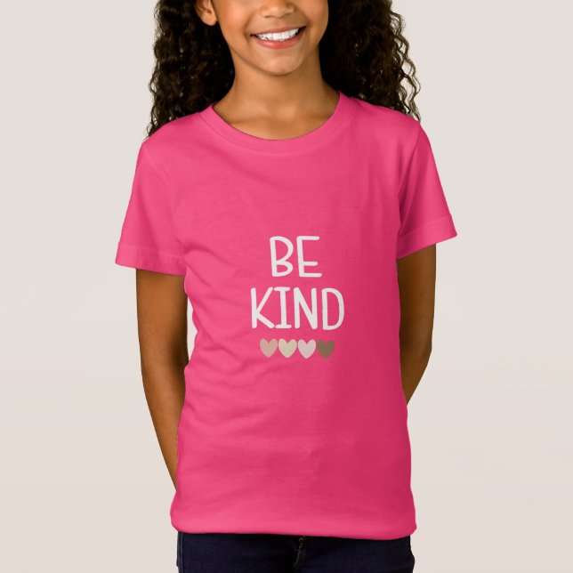 BE KIND PINK SHIRT DAY ANTI-BULLING TSHIRT (Front)