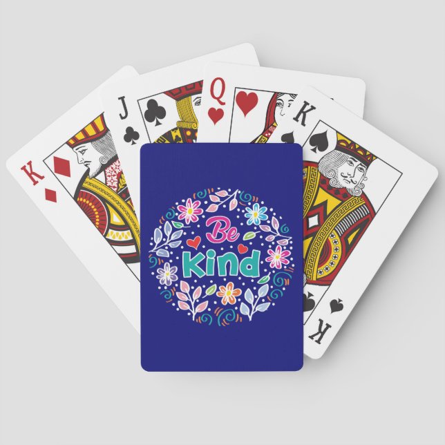 Be Kind Playing Cards (Back)