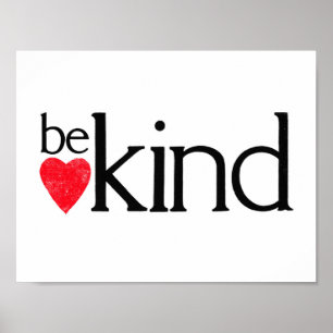 Be kind poster