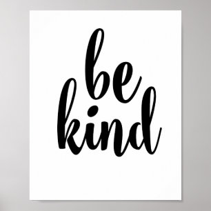 Be kind poster
