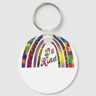 be kind rainbo key ring