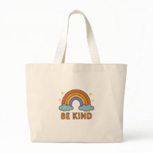 "Be Kind Rainbow – Colourful Positive Quote Design