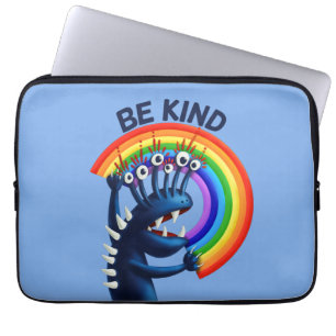 Be Kind Rainbow Cute Kindness Laptop Sleeve