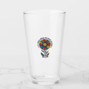 Be Kind Rainbow Flower Vintage Engraving Shirt_1 Glass