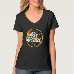 Be Kind Rainbow Gay Lgbt Pride Ally Support Love H T-Shirt
