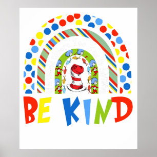 be kind rainbow grinc poster