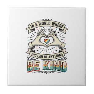 Be Kind Rainbow Heart Hands Vintage Shirt Design_1 Tile