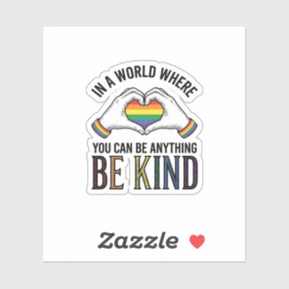 Be Kind Rainbow Heart Hands Vintage Vector Design_