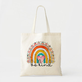 Be Kind Rainbow Tote Bag