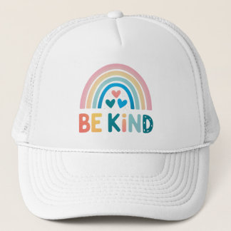 Be Kind Rainbow  Trucker Hat