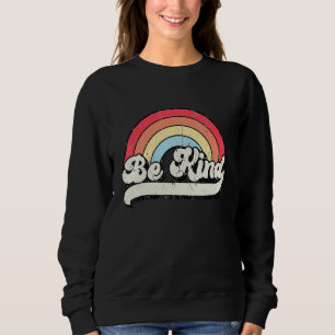 Be Kind Rainbow Unity Day Anti Bullying Distressed Sweatshirt