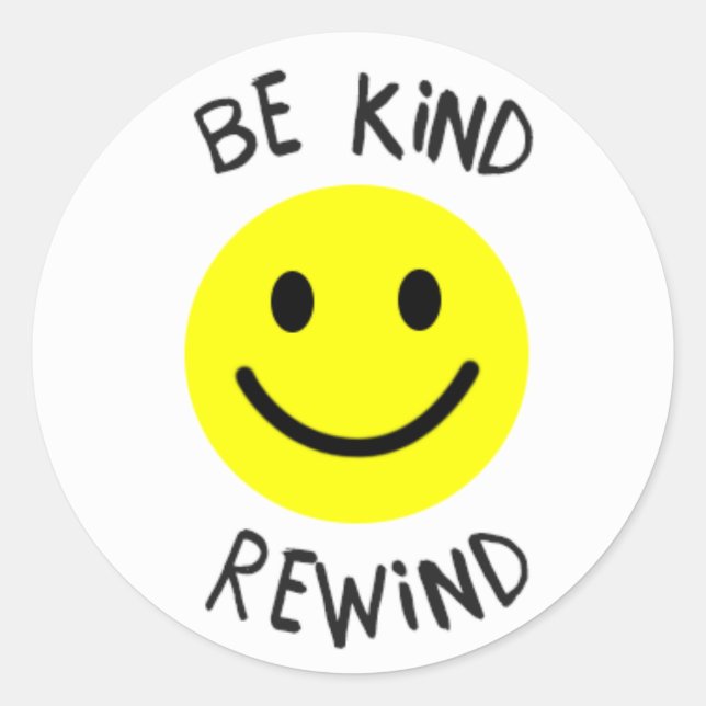 Be Kind Rewind Sticker (Front)