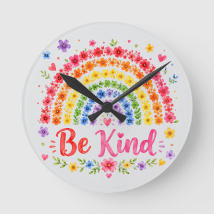 Be kind round clock