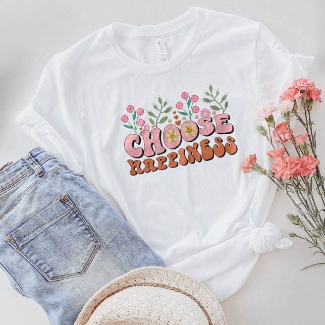 Be Kind Shirt, Choose Happiness T-Shirt (Creator Uploaded)