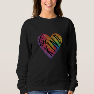 Be Kind Shirt Groovy Tie Dye Flower Power Anti Bul