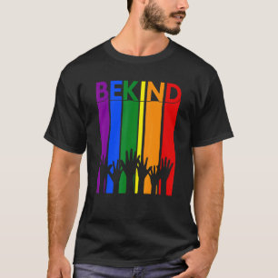 Be Kind Sign Language Hand Talking Lgbtq+ Gay Les T-Shirt
