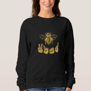 Be Kind Sign Language Hand Talking Teachers Interp Sweatshirt