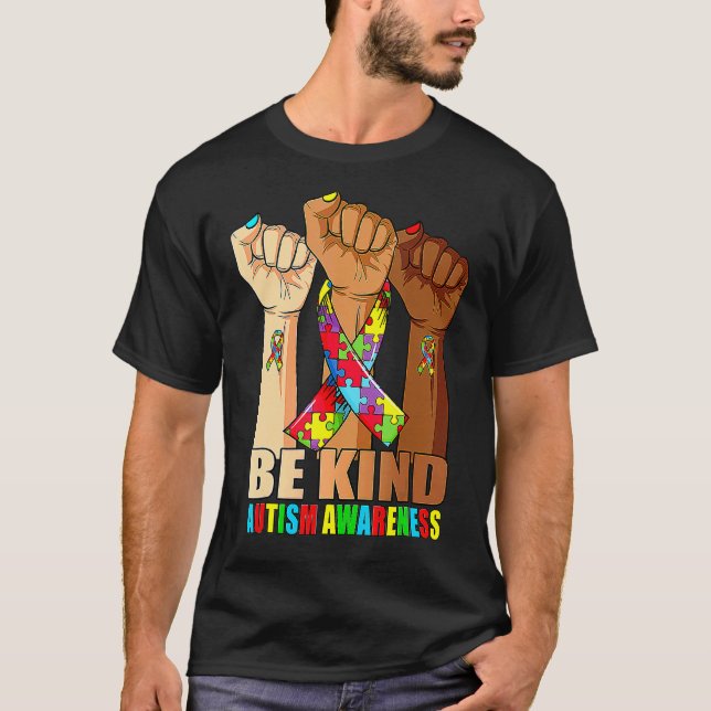 Be Kind Sign Language Hand Talking Teachers Interp T-Shirt (Front)