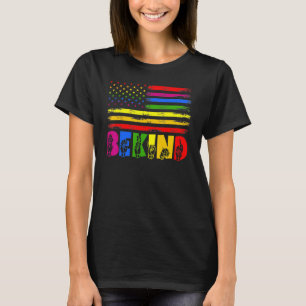 Be Kind Sign Language Hand Talking Teachers Usa Lg T-Shirt