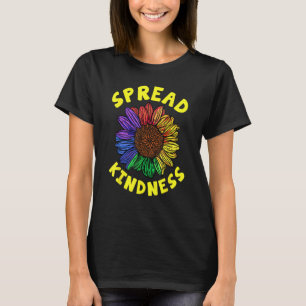 Be Kind Spread Kindness Flower Colorfull T-Shirt