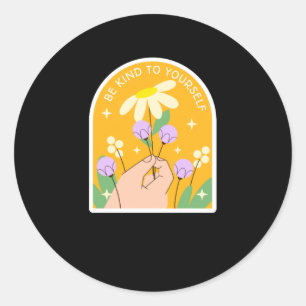 Be Kind Sticker4 Classic Round Sticker