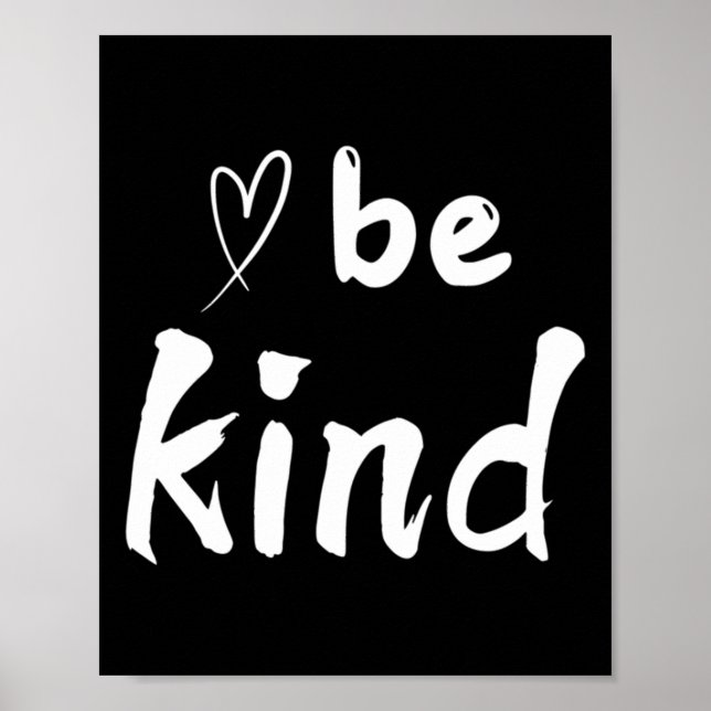 Be Kind Sticker  Poster (Front)