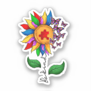 Be Kind Sunflower- Autism Awareness