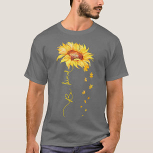 Be Kind Sunflower Puzzle Pieces Autism Awareness G T-Shirt