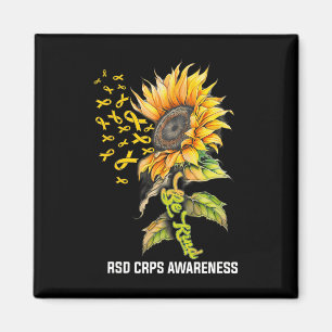 Be Kind Sunflower RSD CRPS Awareness Magnet