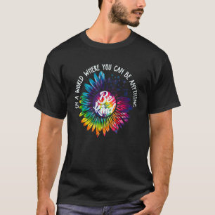 Be Kind Sunflower Tie Dye Unity Day Anti Bullying  T-Shirt