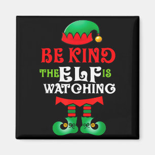Be Kind Teacher Elf Christmas Anti Bullying Kindne Magnet